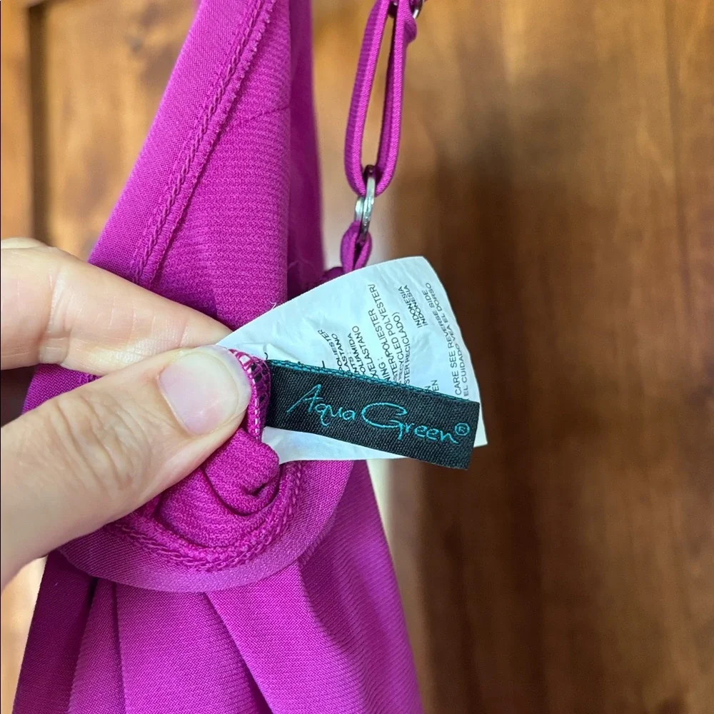 Aqua Green swim romper size small - Picture 2 of 6